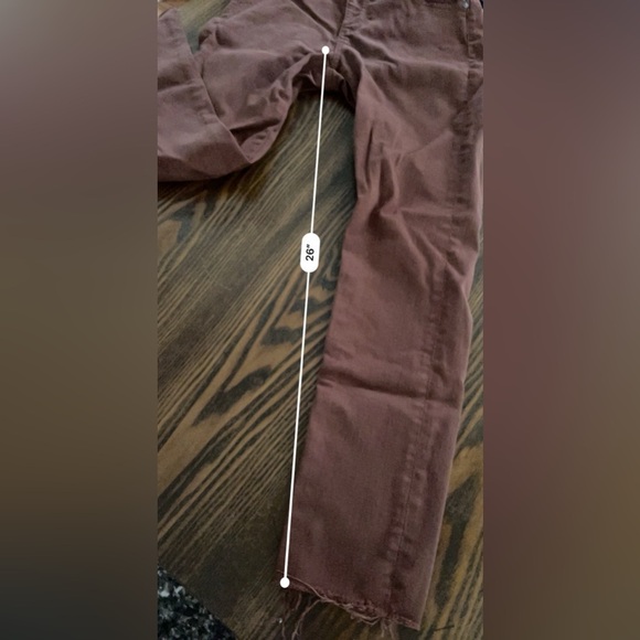 Adriano Goldschmied Legging Ankle super skinny jeans women’s 28R red orange - Picture 15 of 16